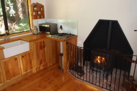 Fire and wine at the Cottage 